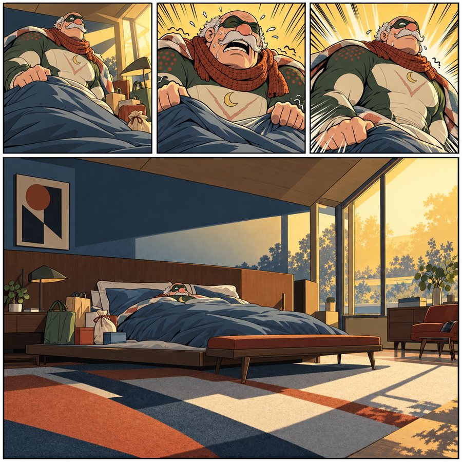Getting Up — an epic struggle against a duvet
