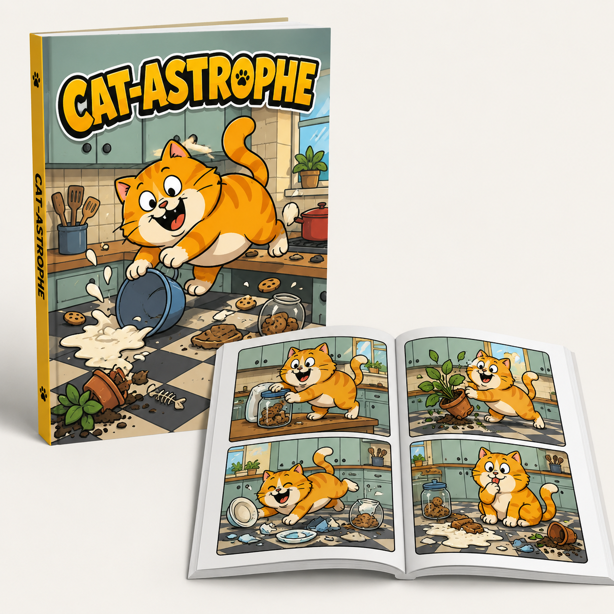 KDP comic book mockup