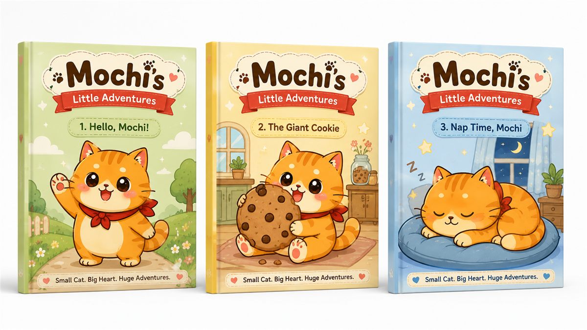A 3-book series with the same mascot