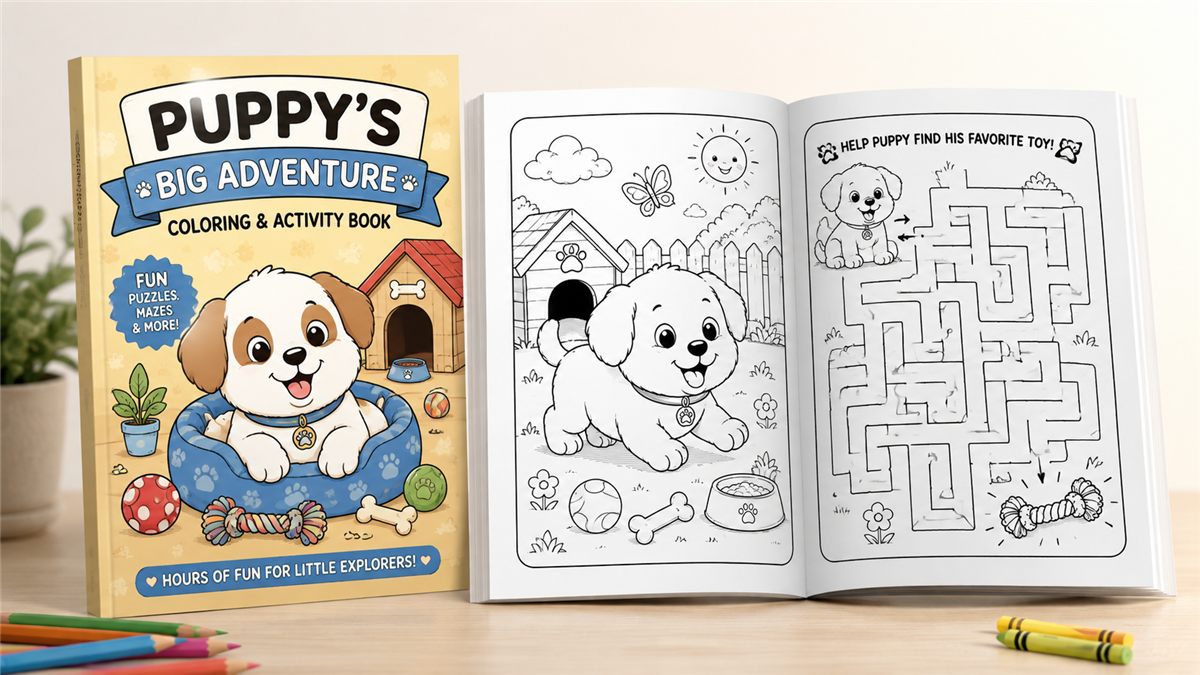 A KDP coloring/activity book