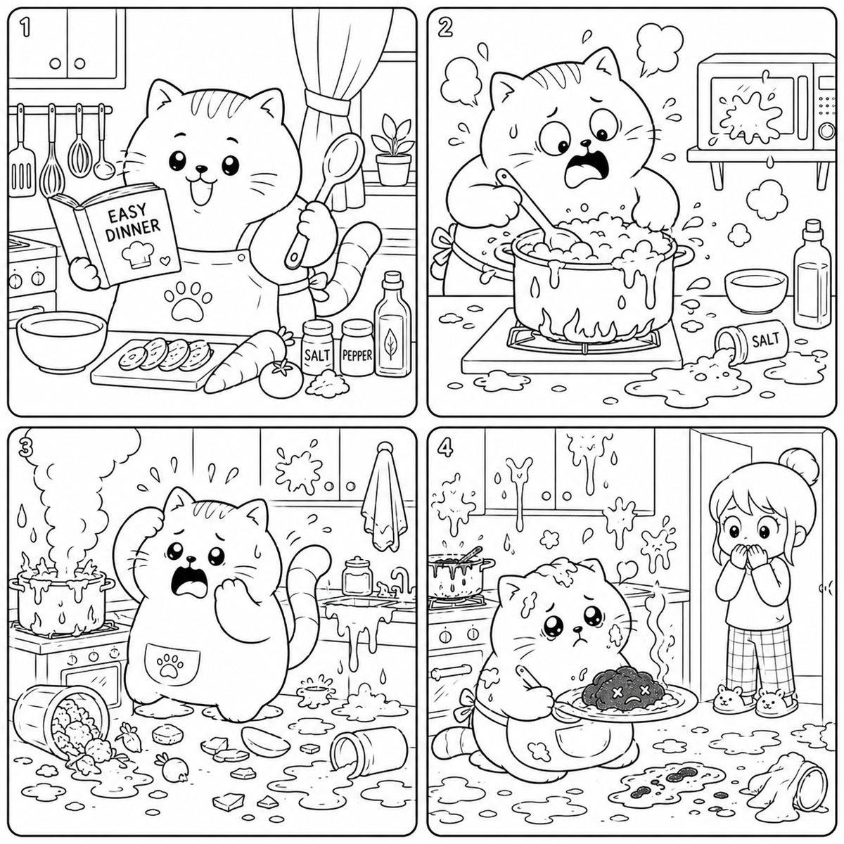 3 coloring-book covers: toddler, kids, adult