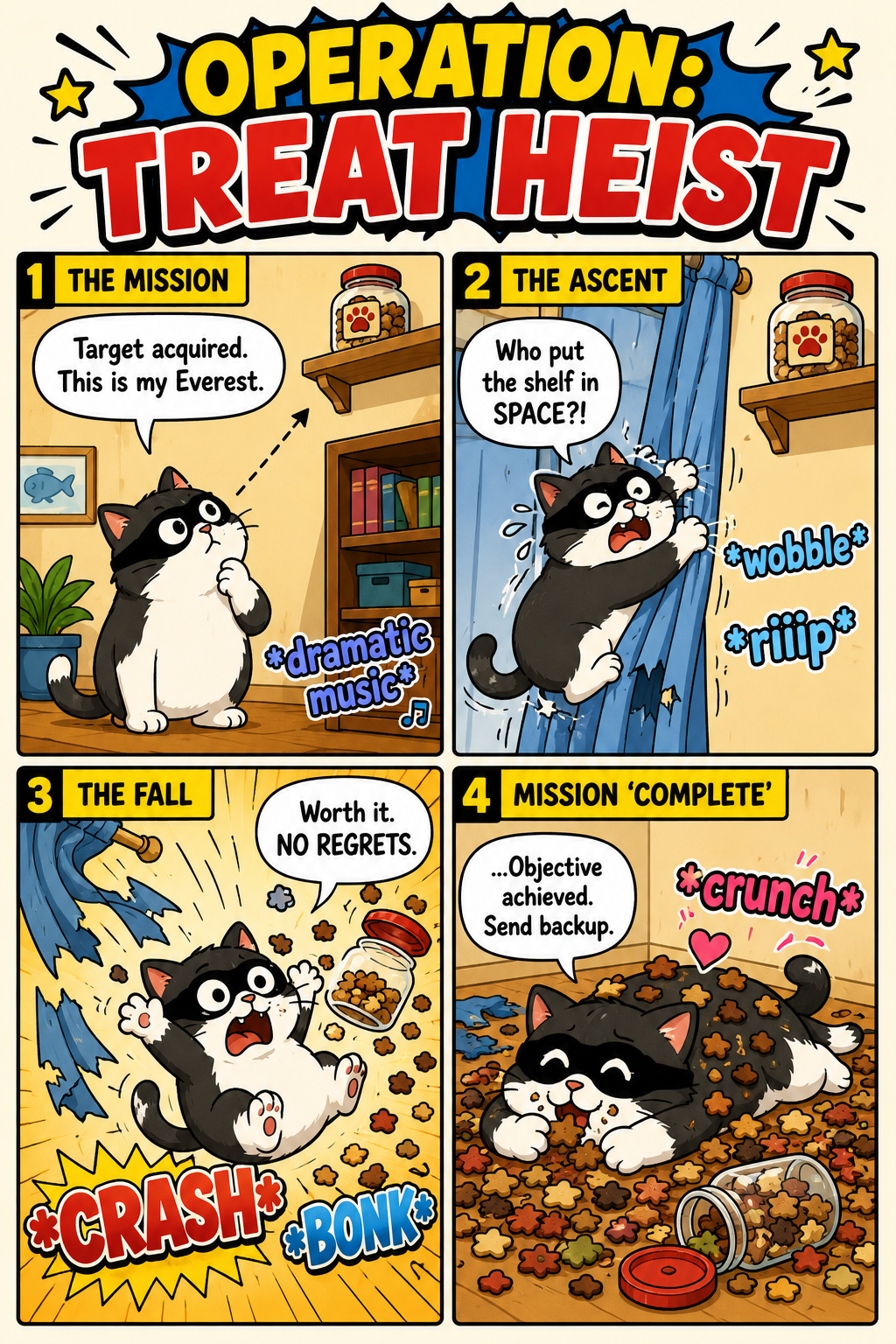 Story comic with dialogue